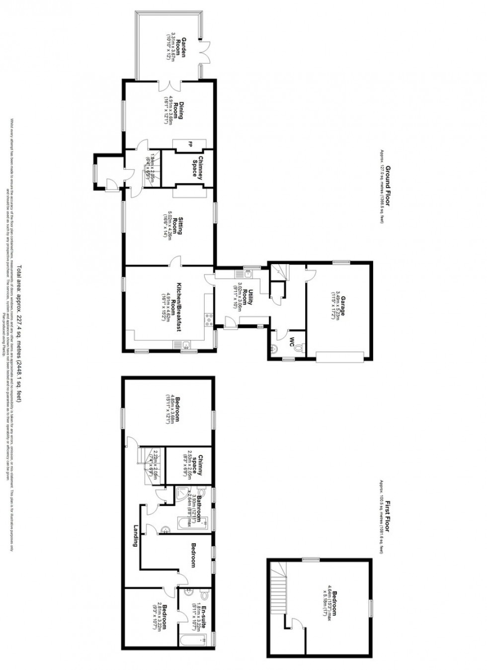 Floorplan for Ashfield, Stowmarket, Suffolk