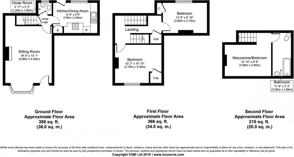 Floorplan for Bildeston, Ipswich, Suffolk