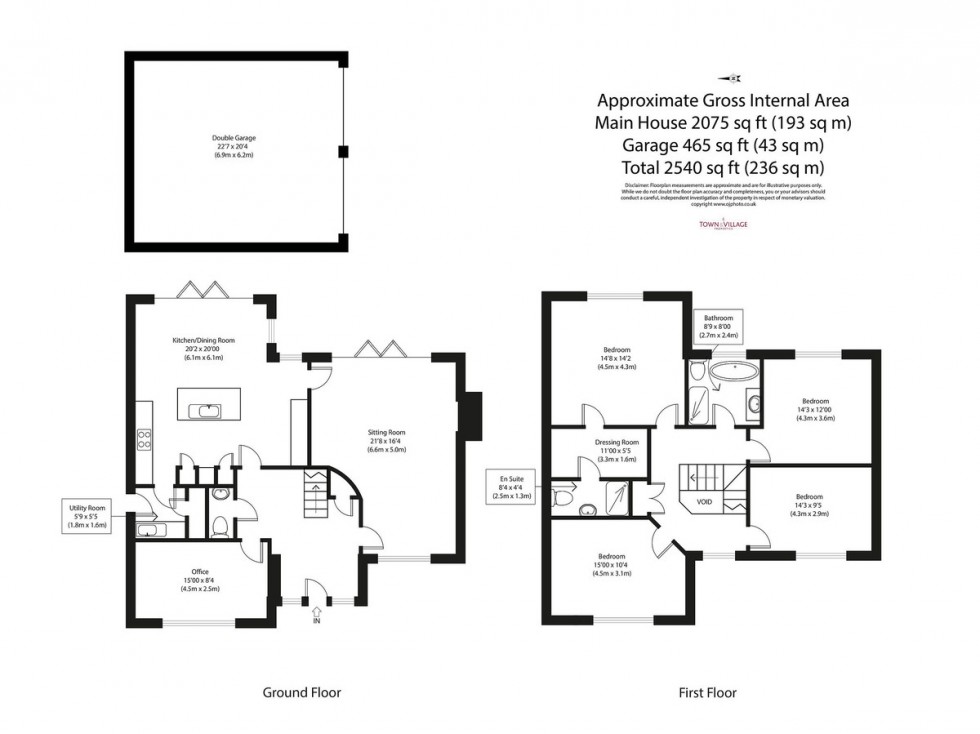 Floorplan for Little Stonham, Stowmarket, Suffolk