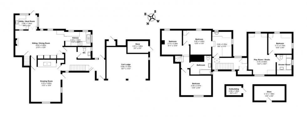 Floorplan for Bildeston, Ipswich, Suffolk