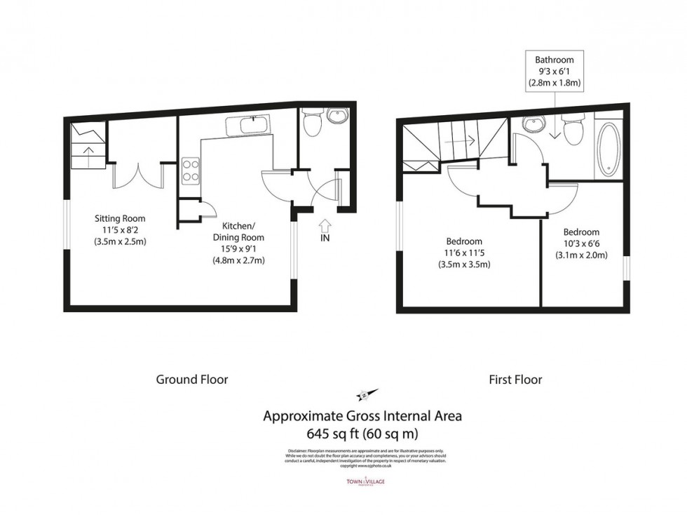 Floorplan for Sudbury, Suffolk