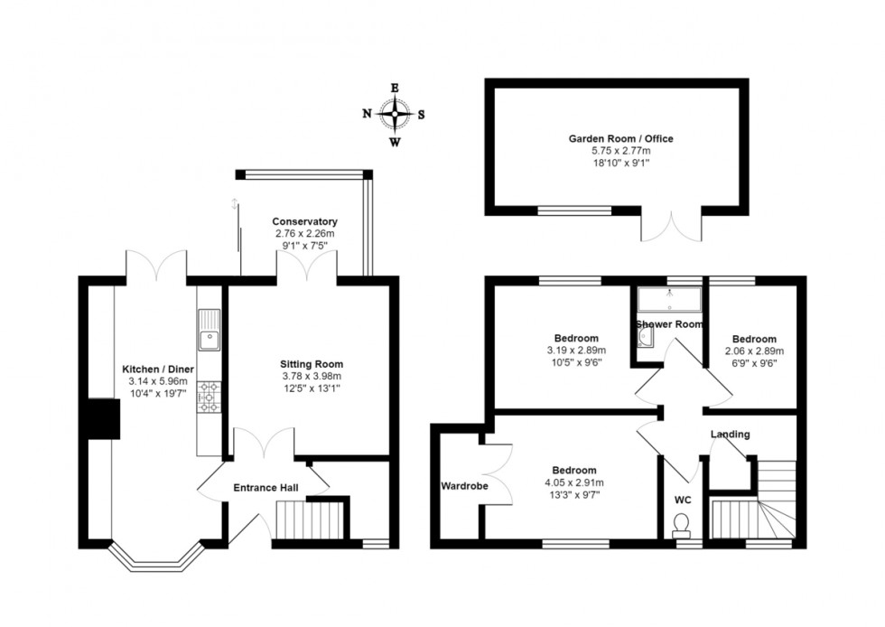 Floorplan for Ipswich, Suffolk