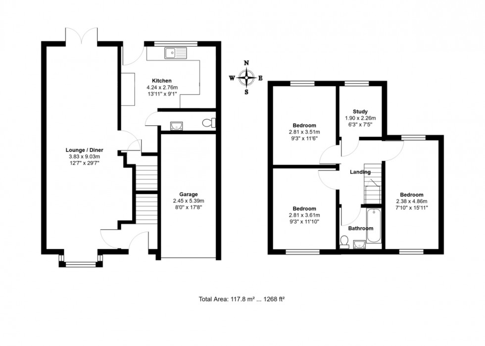 Floorplan for Needham Market, Suffolk