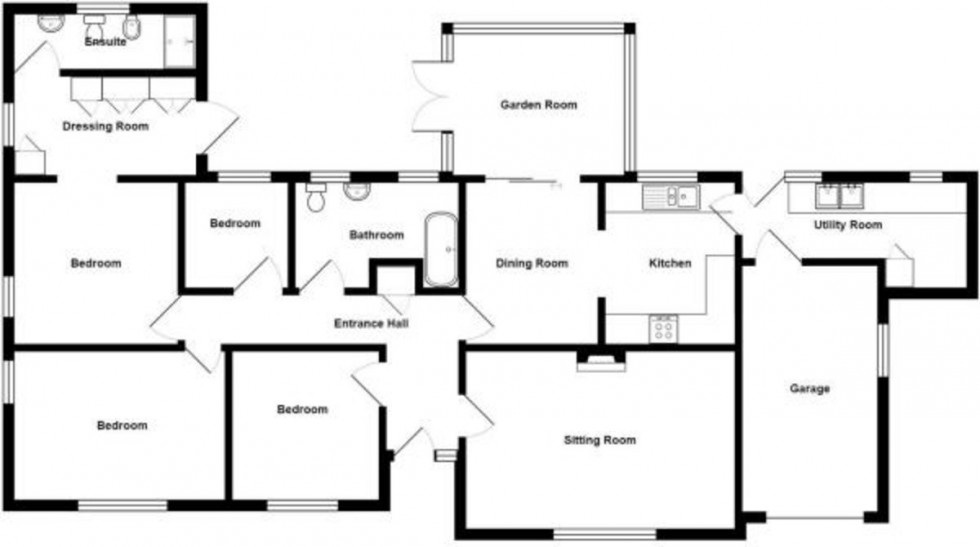 Floorplan for Willisham, Ipswich, Suffolk