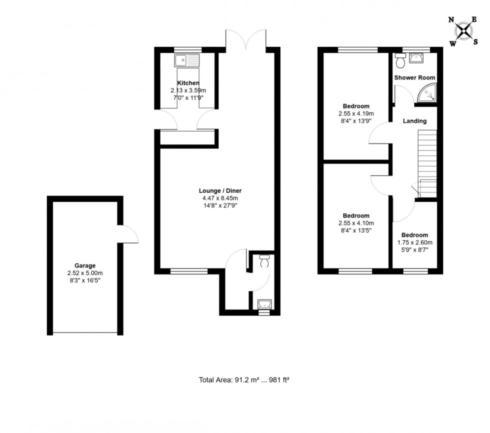 Floorplan for Needham Market, Suffolk